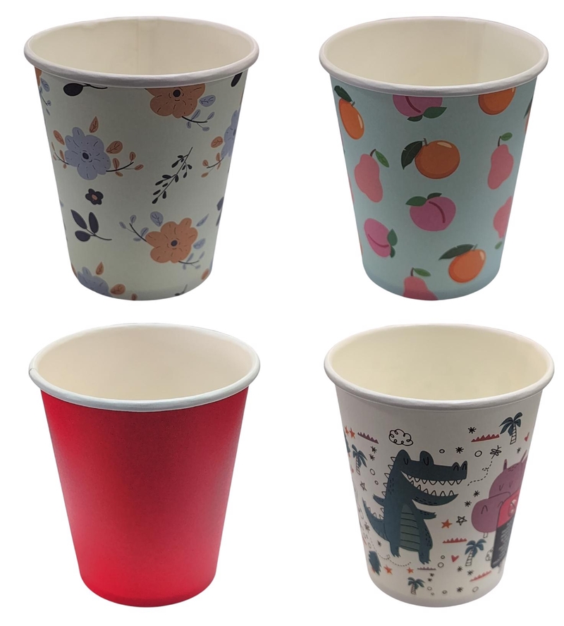 Papírový kelímek 250ml 8ks - Mix motiv