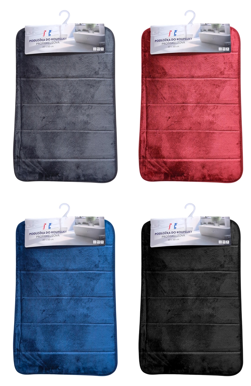Předložka koupelnová protiskluzová SOFT 40x60cm (60ks/krt)