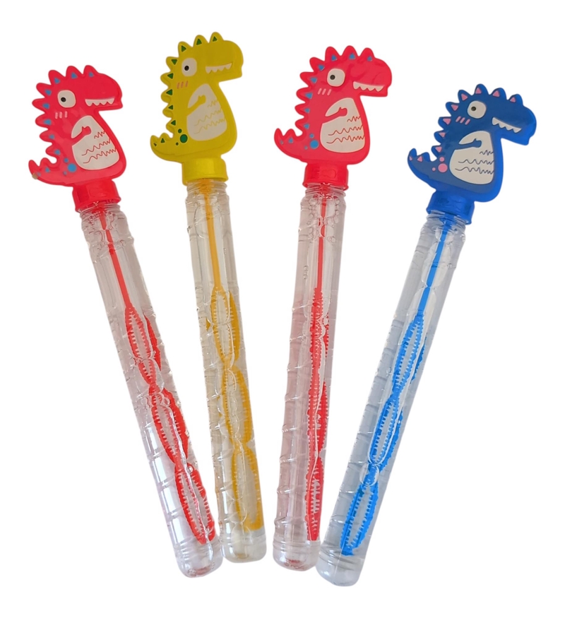 Bublifuk 24cm barevný - Dinosaurus (24ks/bal)
