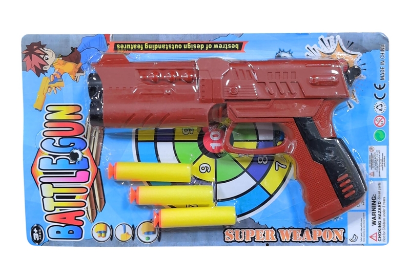 Pistole 2 barvy s náboji