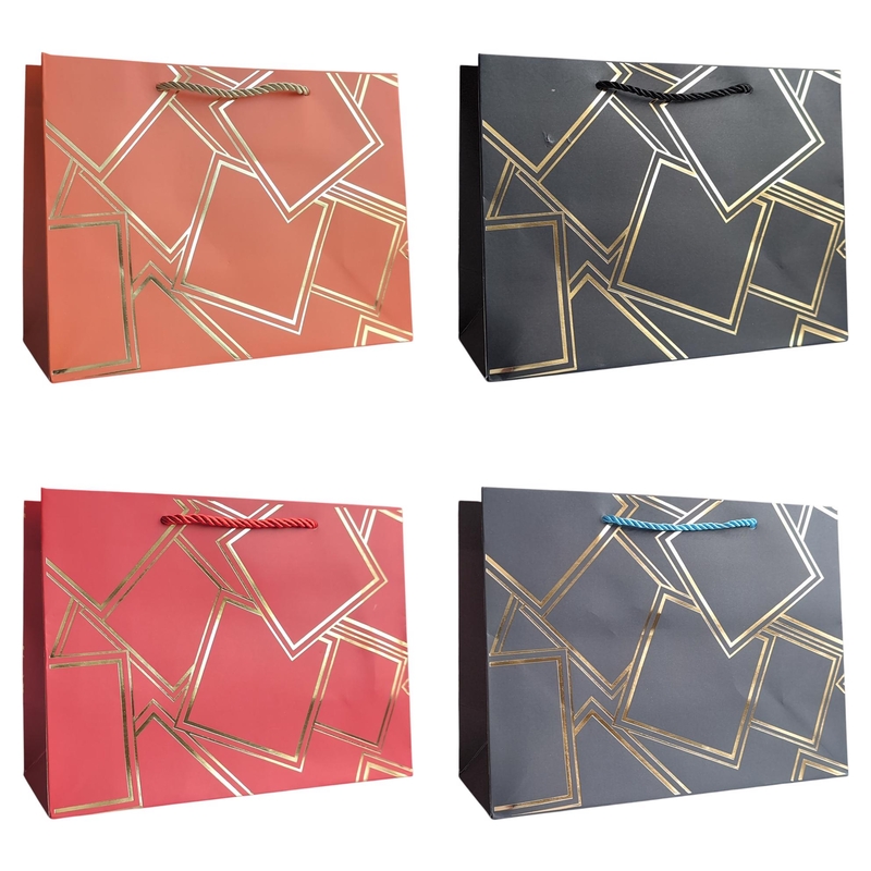 Dárková taška - Bold Geometry Series 18x24x10cm (12ks/bal,600/krt)