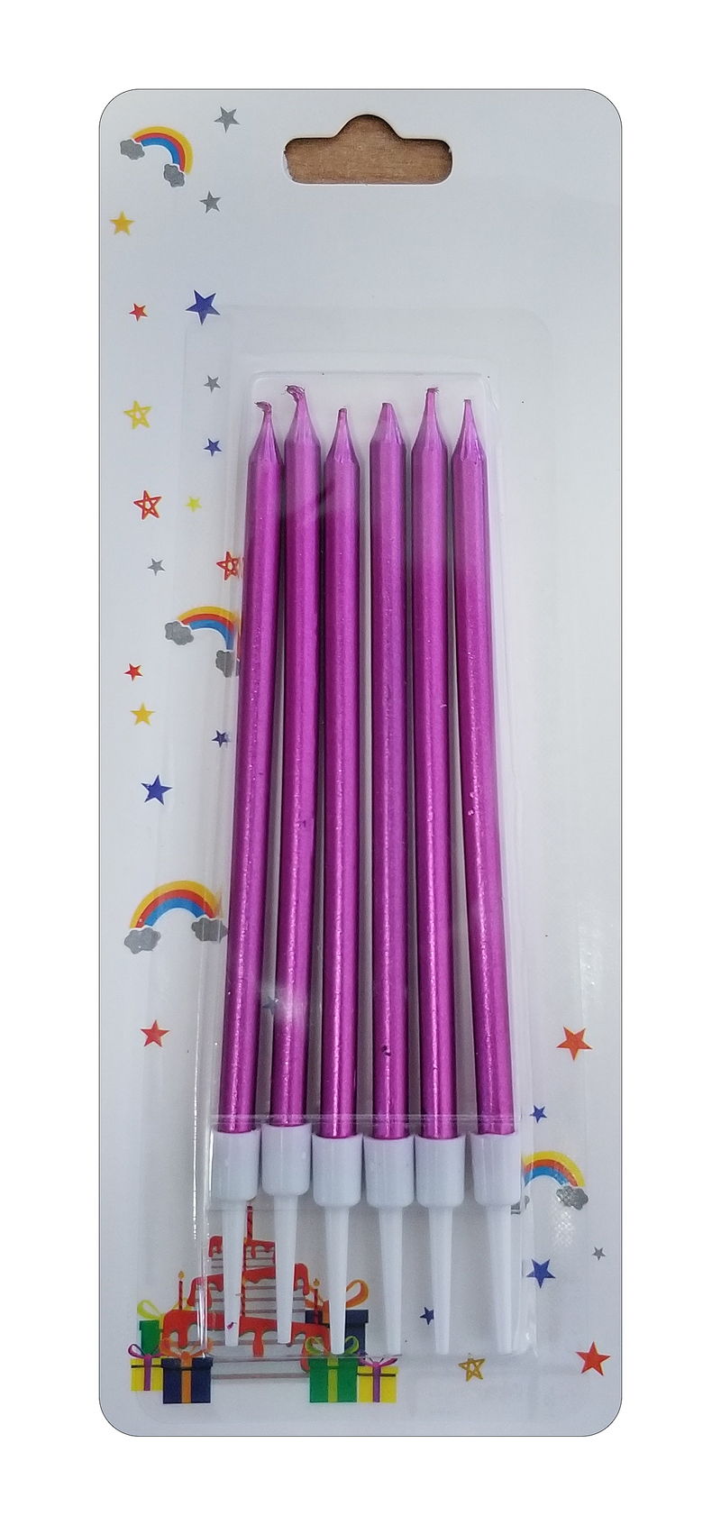 Narozeninové svíčky 13cm 6ks (600sad/krt)