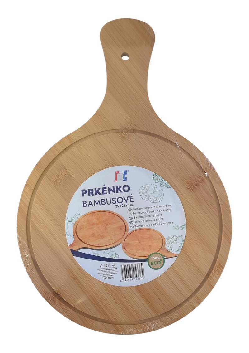 Bambusové kuchyňské prkénko 35x24x1cm (50/krt)