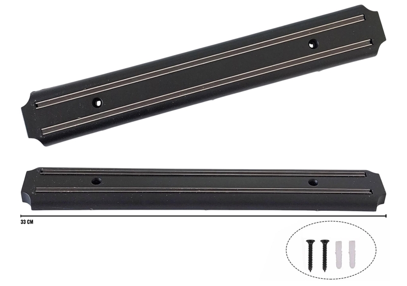 Magnet na nože 33cm černá