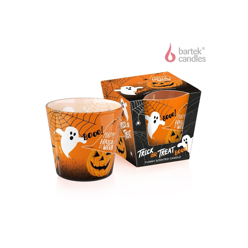 Bartek Svíčka Sklo 115g Halloween (12ks/bal)