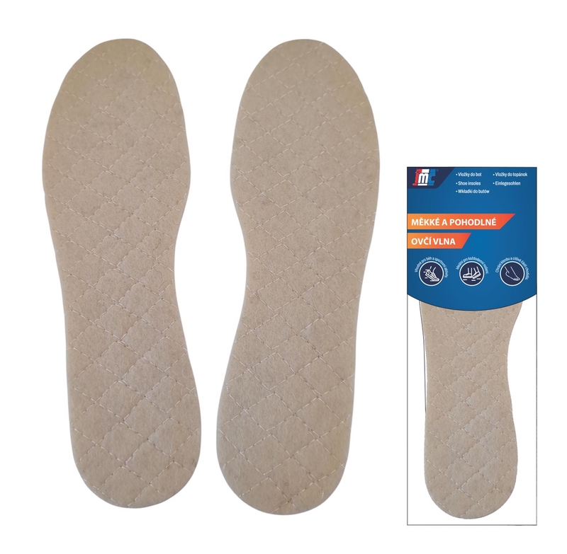 Vložky do bot - 100 Thermo ovčí vlna ALU (12/bal,240/krt)