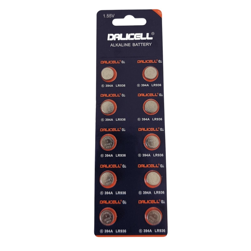 Knoflíkové baterie AG9 alkalické 10ks (20set/bal,1000/krt)