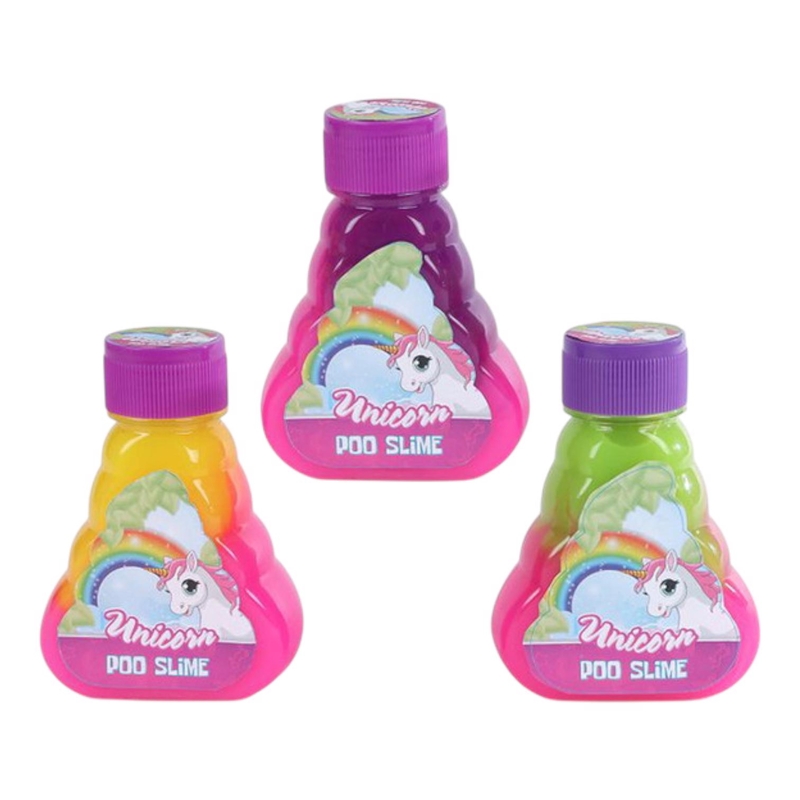 Unicorn lejno jednorožce 10,5cm duhový sliz 140g 3 barvy (12ks/bal)