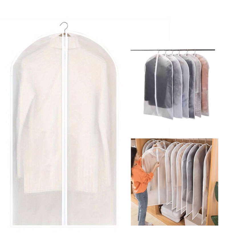Obal na šaty a obleky průhledný 60x80cm (12ks/bal,240/krt)
