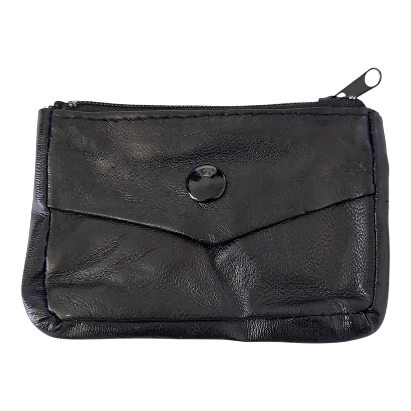 Kožená mincovka se zipem 10x7cm (12ks/bal,1200/krt)