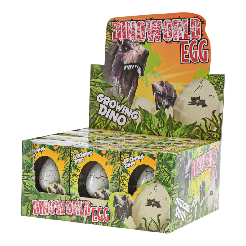 Dinosaurus líhnoucí a rostoucí JUMBO v krabičce (6ks/bal)