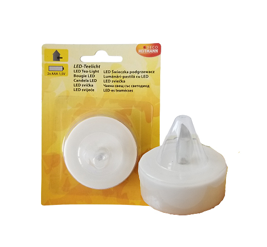 Svíčka LED čajová pr.6 cm