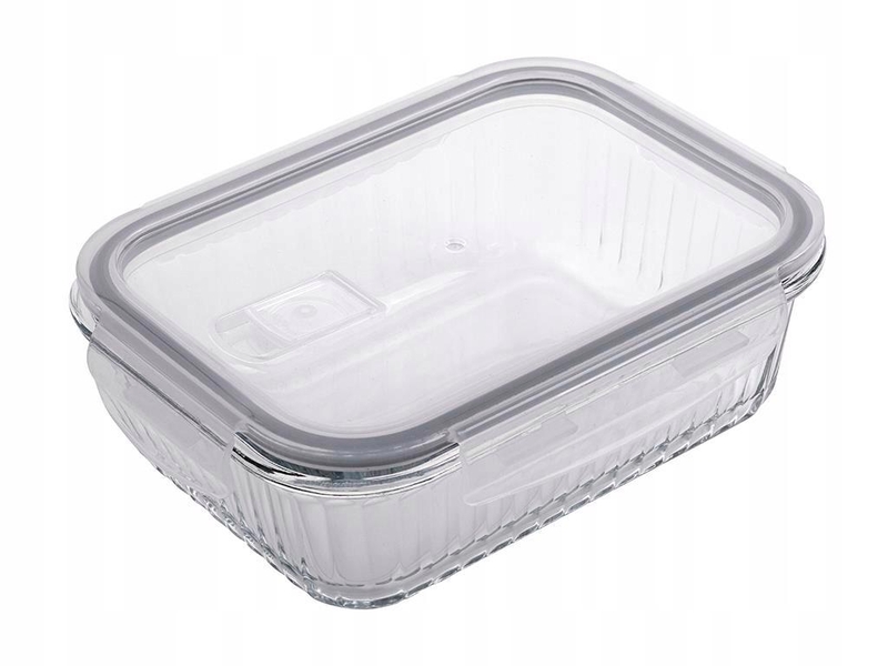 Skleněná nádoba na potraviny Mariet obdelníková 1,5L