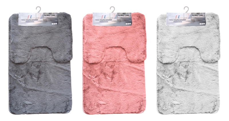 Koupelnová předložka FAUX FUR 2ks (60sad/krt)