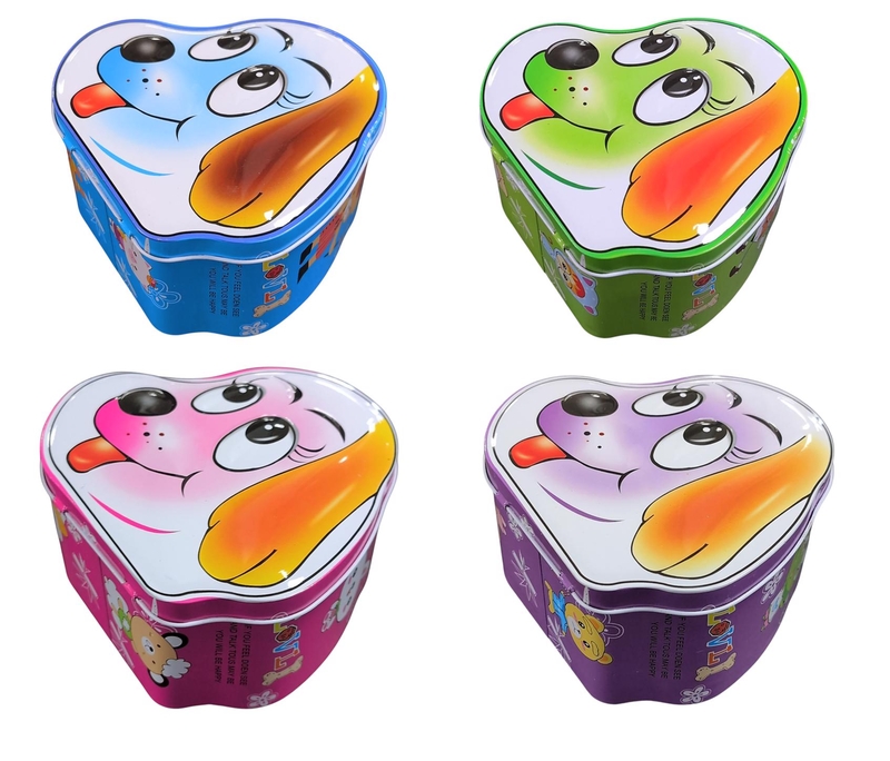 Pokladnička 4 barvy pejsek kovová