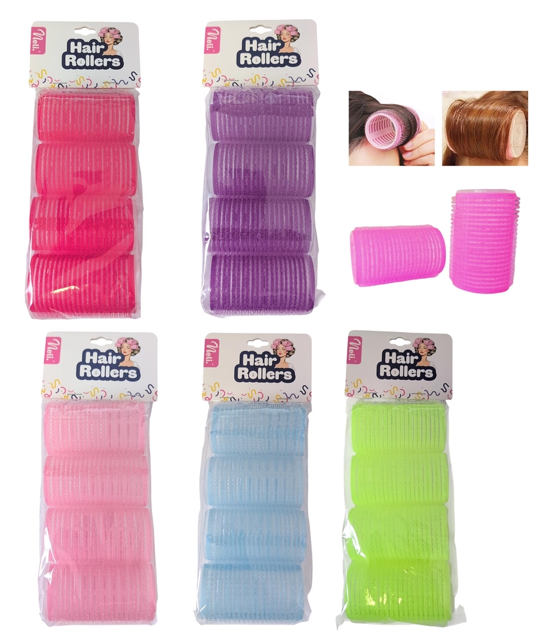 Neli Natáčky na vlasy Jumbo Velcro Φ32mm 4ks (12sad/bal, 240/krt)