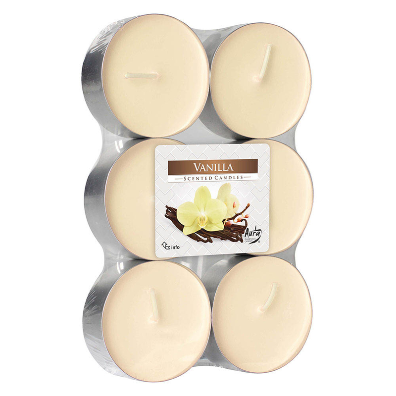Bispol Svíčka Maxi 6ks Vanilla (6set/bal)