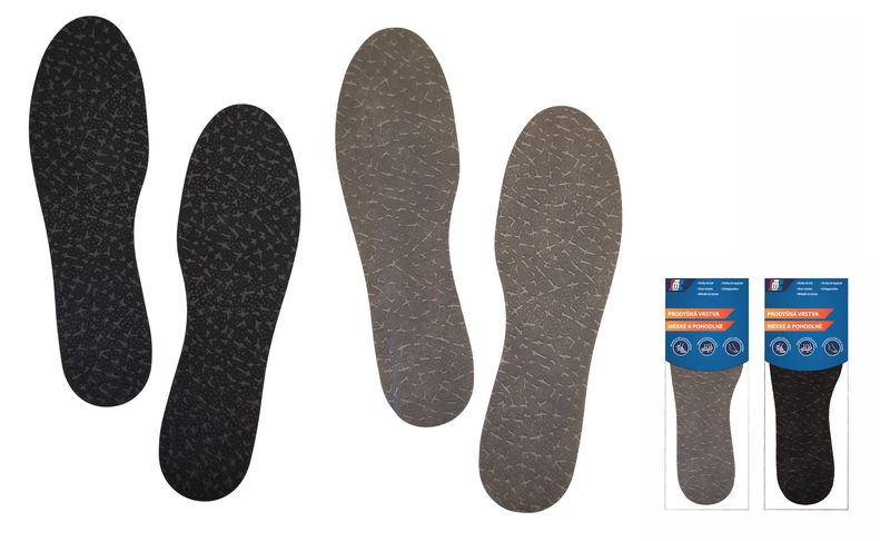 Vložky do bot - latexové s netkanou textilií
(12/bal,240/krt)