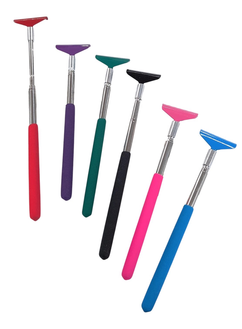 Teleskopické drbátko - Hrábě mix barev 57cm (24ks/bal,288/krt)