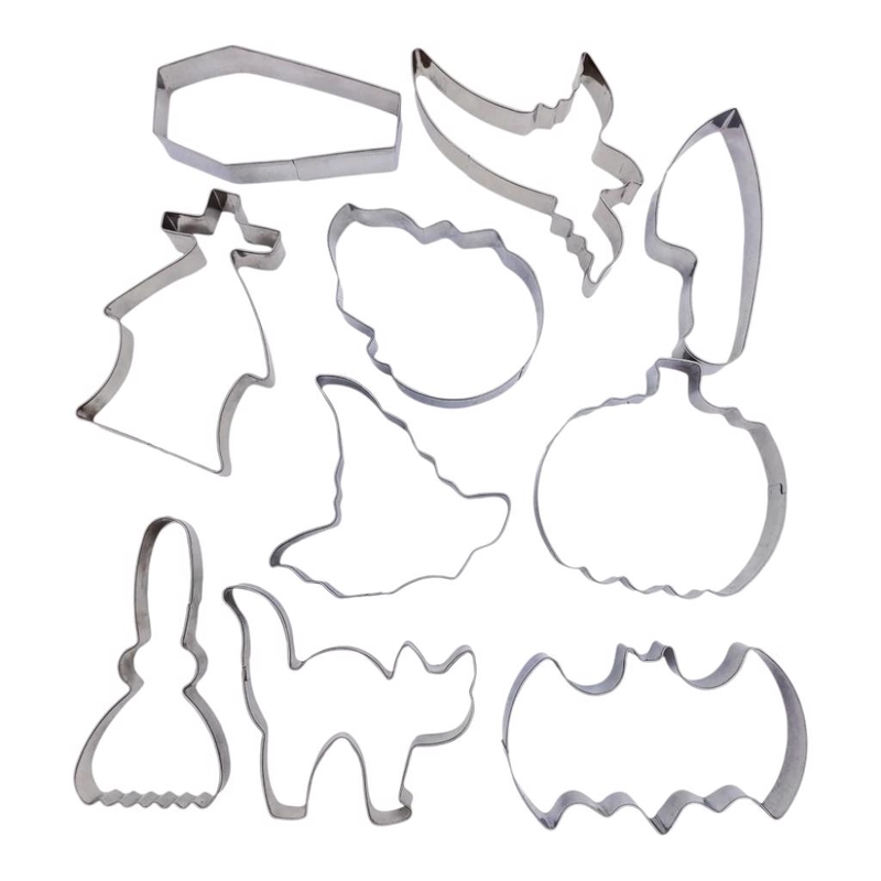 Vykrajovátka Halloween nerez 6-8cm (10ks/sada)