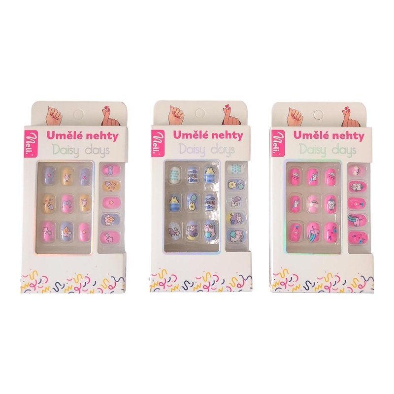 Neli Umělé nehty dětské 24ks Star Pony (12/bal,1200/krt)