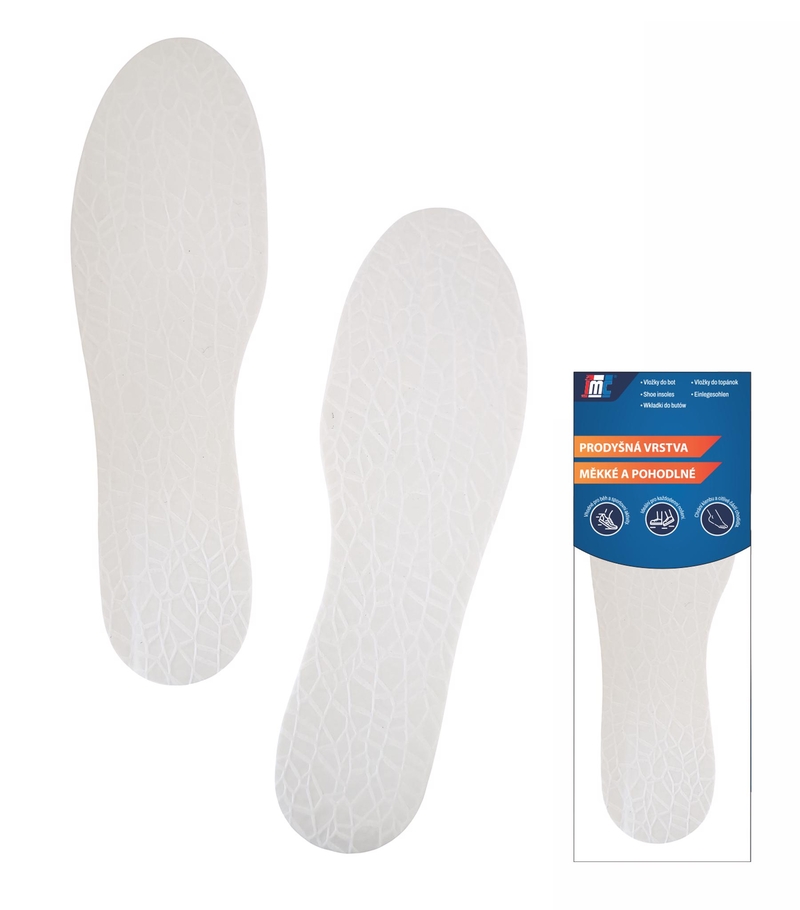 Vložky do bot - latexové s netkanou textilií
(12/bal,240/krt)