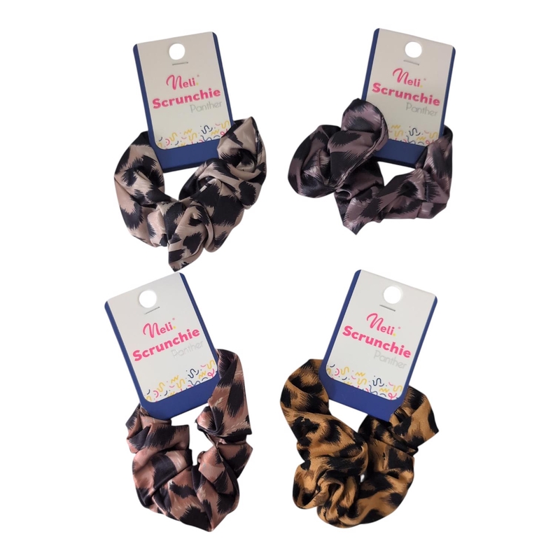 Gumička do vlasů Panther Scrunchie (12ks/bal,300/krt)