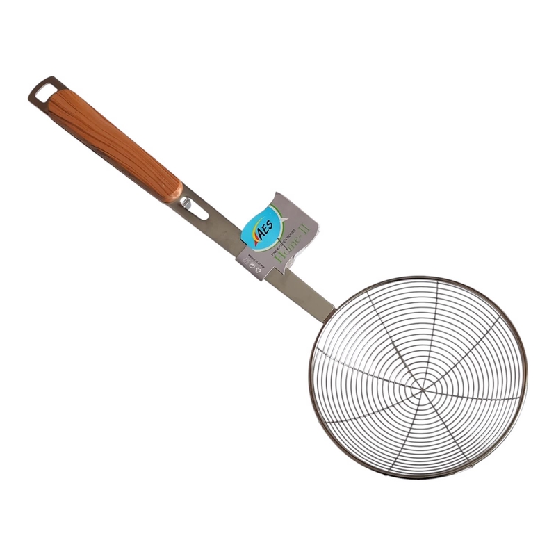 Cedník 14cm nerezový s rukojetí 26cm