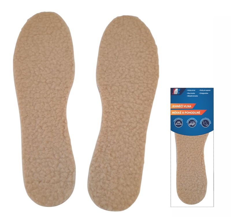 Vložky do bot - jehněčí vlna zimní dark
(12/bal,240/krt)