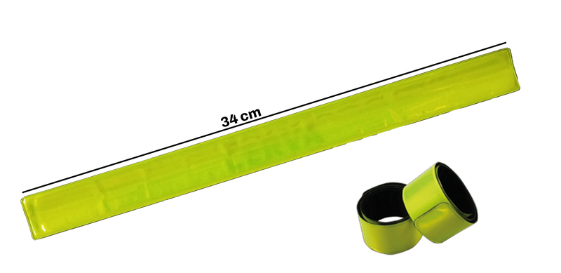 LAKSAM reflexní pásek HV žlutá 34cm
