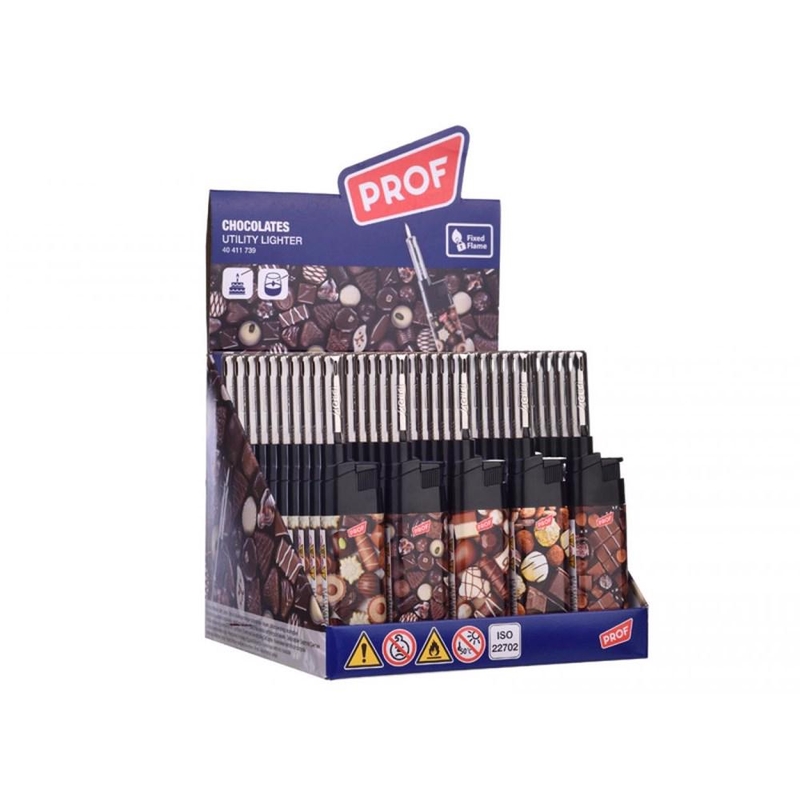 Zapalovače PROF Chocolates Candle 12,5cm (50ks/bal)