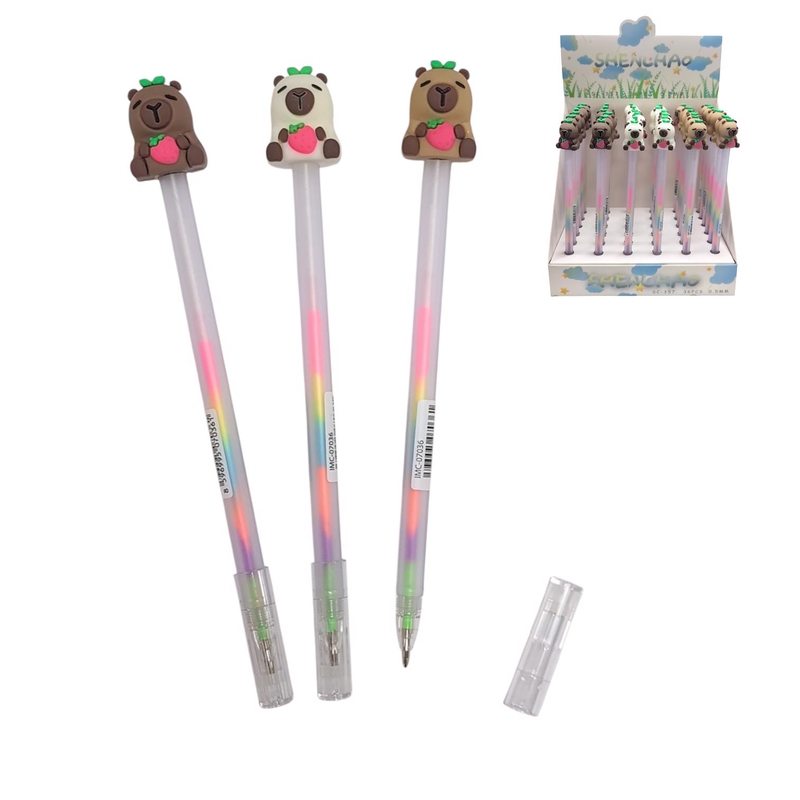 Pero s postupnými barvami NEON 0,7mm - Capybara (36ks/bal, 972/krt)