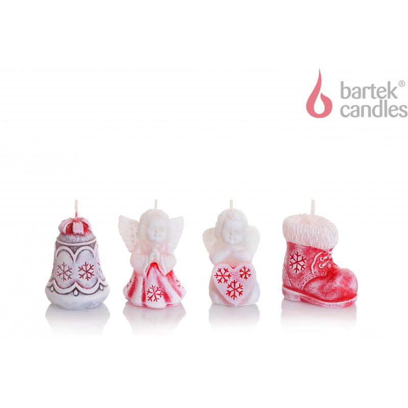 Bartek Svíčka Figurka 50 X-Mas bílá (35ks/bal, 210ks/krt)