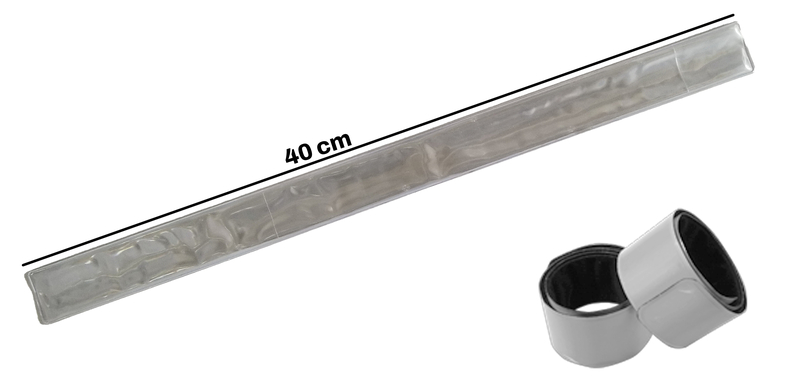 LAKSAM reflexní pásek HV stříbrná 40cm