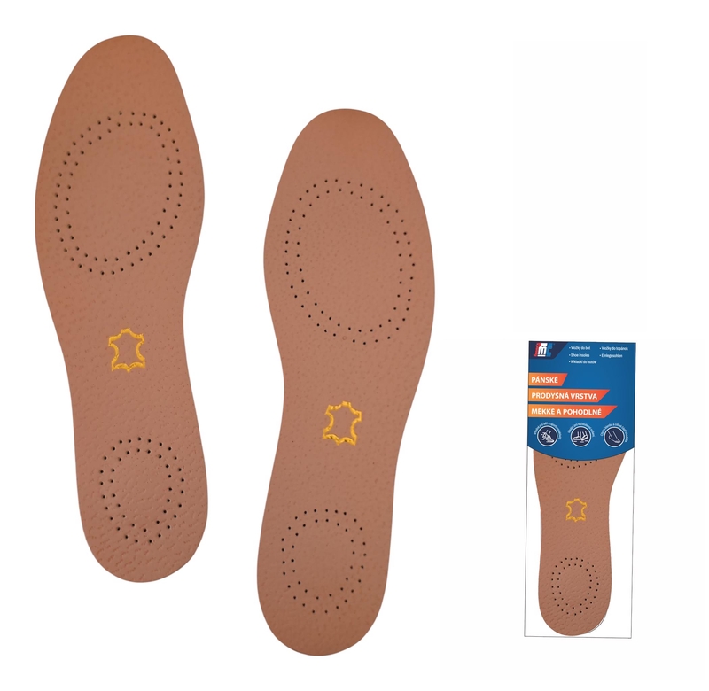 Vložky do bot - kožené Extra pružné
(12/bal,240/krt)